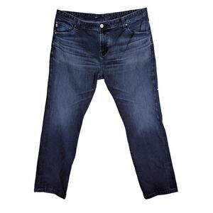 AG Adriano Goldschmied The Graduate Tailored Leg Jeans Dark Wash Denim 42x34
